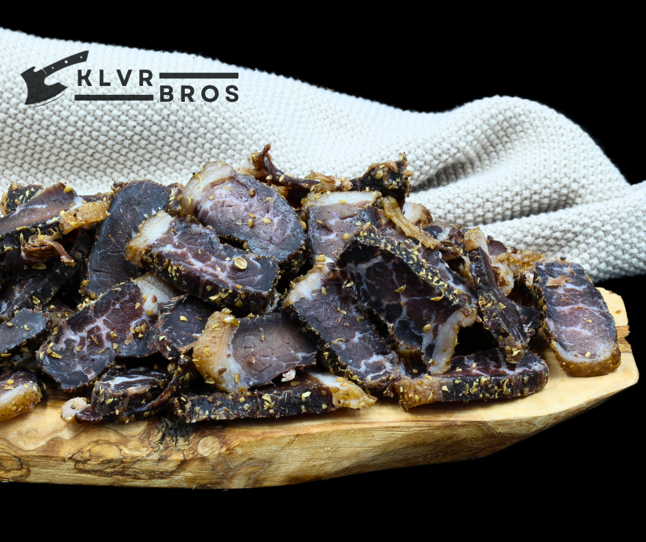 Original Beef Biltong with logo